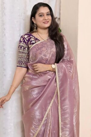 Party Wear Saree - Image 5