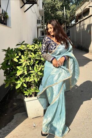 Party Wear Saree - Image 4